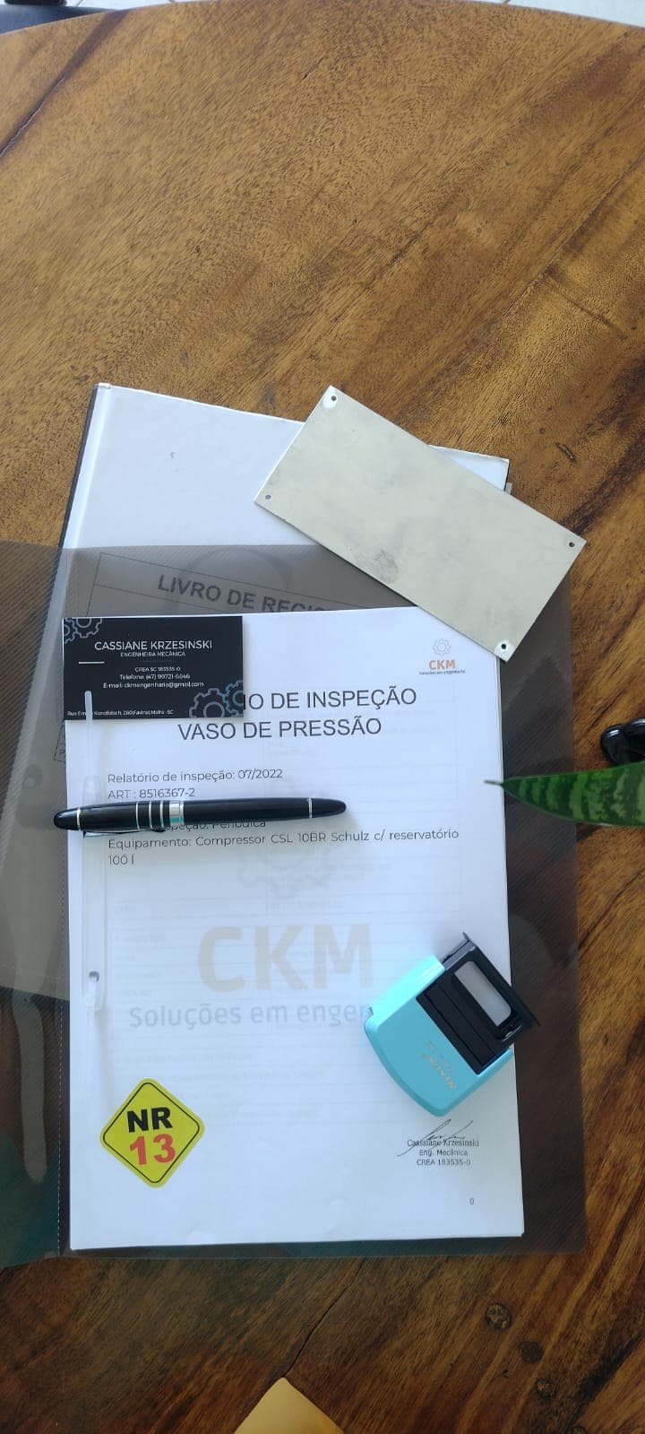 Reconstituição de Vaso de Compressão